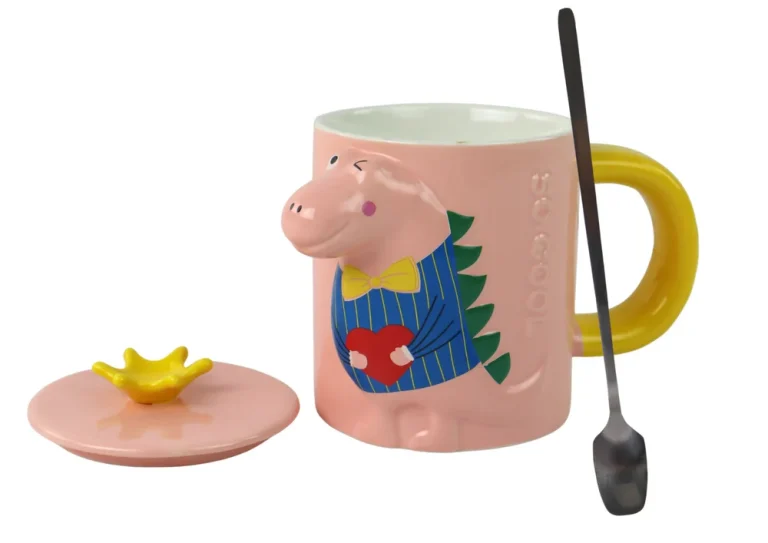Šalica S Dinosaurom I Ružičastim Dinosaurom 400 Ml 3