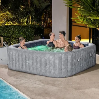 San Francisco Smart Hydrojet Lay Z Spa Bestway Kućni Jacuzzi Za 7 Osoba + 5 Jastuka + 2 Led Svjetla 4