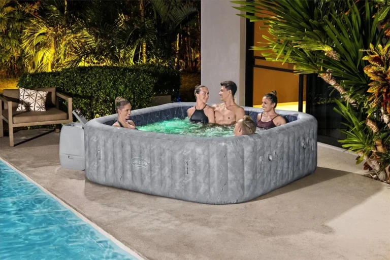 San Francisco Smart Hydrojet Lay Z Spa Bestway Kućni Jacuzzi Za 7 Osoba + 5 Jastuka + 2 Led Svjetla 4