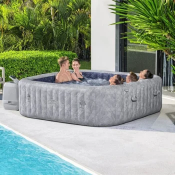 San Francisco Smart Hydrojet Lay Z Spa Bestway Kućni Jacuzzi Za 7 Osoba + 5 Jastuka + 2 Led Svjetla 7