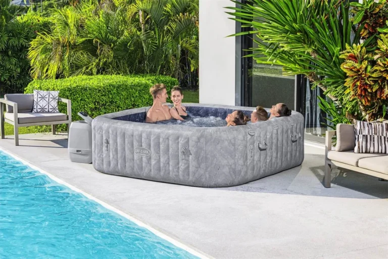 San Francisco Smart Hydrojet Lay Z Spa Bestway Kućni Jacuzzi Za 7 Osoba + 5 Jastuka + 2 Led Svjetla 7