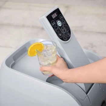 Santorini Lay Z Spa Hydrojet Pro Vrtna Jacuzzi Kada Bestway 7 Sjedala + Pumpa + Led + 5 Jastuka 7