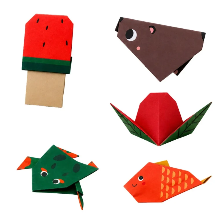 Šarena Origami Bilježnica Za Djecu Sa životinjama, Razine Težine, 30 Listova 3