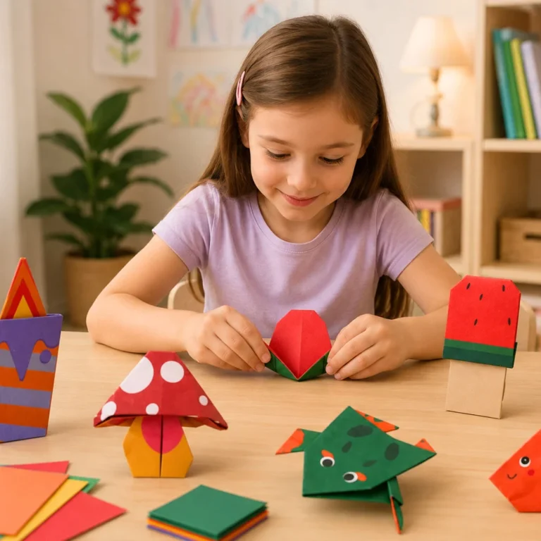 Šarena Origami Bilježnica Za Djecu Sa životinjama, Razine Težine, 30 Listova 4