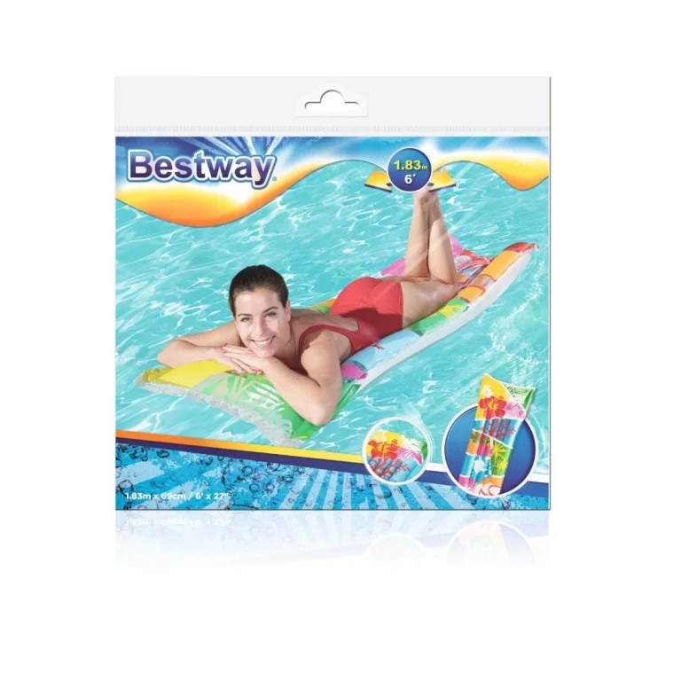 Šareni Madrac Za Plažu Boje Sreće 183 X 69 Cm Bestwa, Višebojan 11