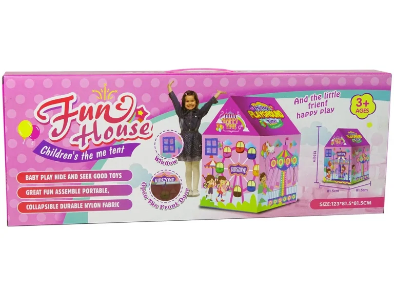 Šator Funfair House Za Djecu, Ružičasti 3