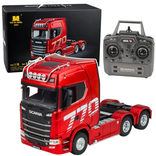 Scania Huina 1501 Kamion Na Daljinsko Upravljanje, Crveni, 1:18 1