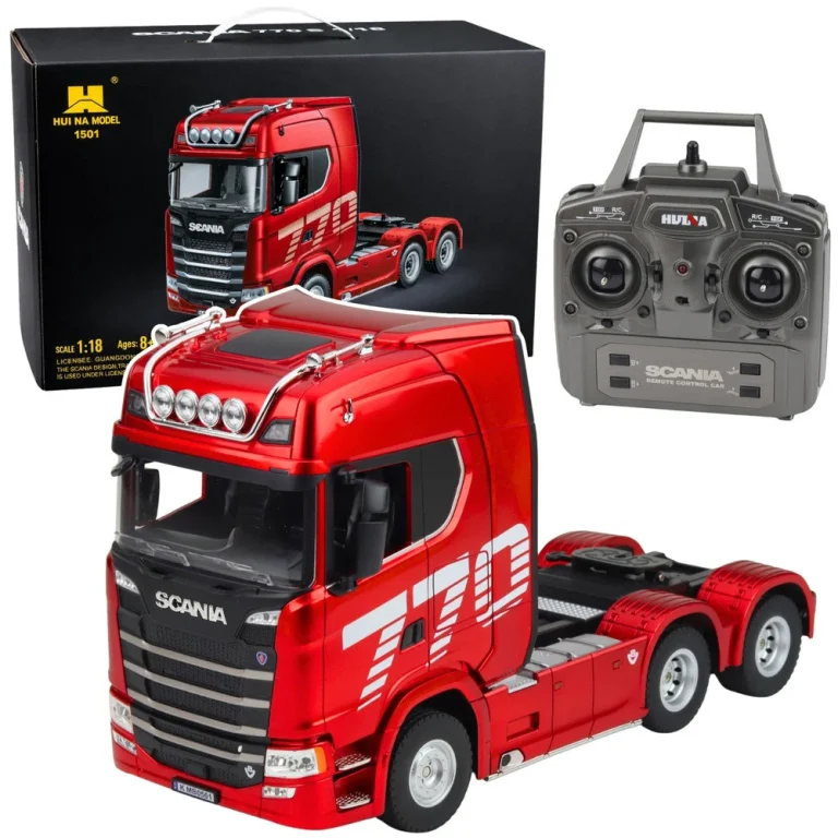 Scania Huina 1501 Kamion Na Daljinsko Upravljanje, Crveni, 1:18 1