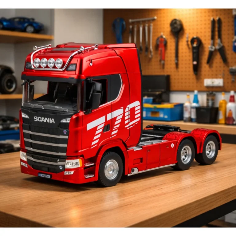 Scania Huina 1501 Kamion Na Daljinsko Upravljanje, Crveni, 1:18 3