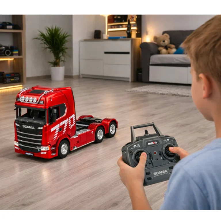 Scania Huina 1501 Kamion Na Daljinsko Upravljanje, Crveni, 1:18 5