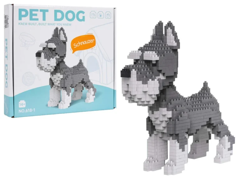 Schnauzer Set Građevinskih Blokova 800 Dijelova 14+ 1