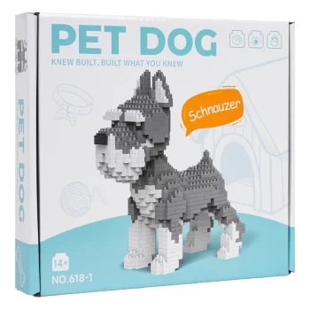 Schnauzer Set Građevinskih Blokova 800 Dijelova 14+ 4