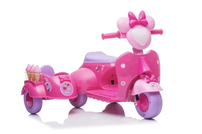 Scooter Ice Cream Shop Tricikl Jt5258 Roza Auto Na Akumulator 16