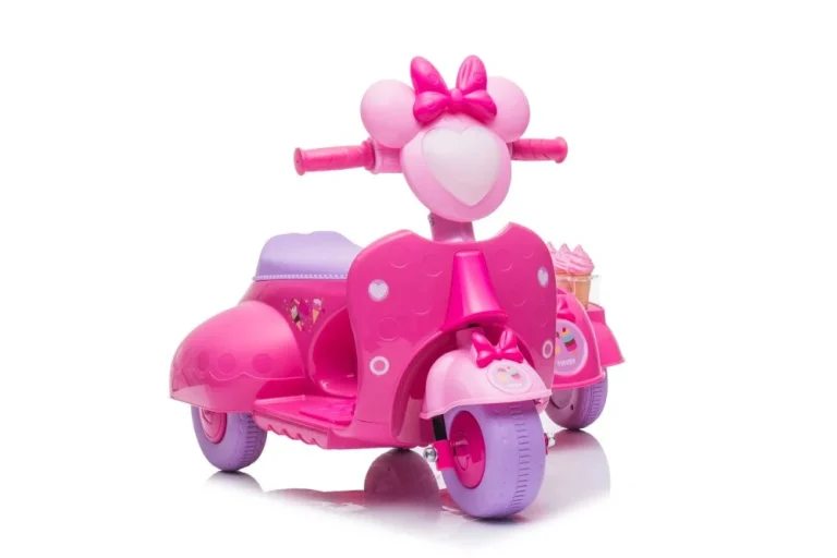 Scooter Ice Cream Shop Tricikl Jt5258 Roza Auto Na Akumulator 2