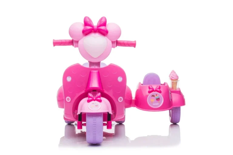 Scooter Ice Cream Shop Tricikl Jt5258 Roza Auto Na Akumulator 3