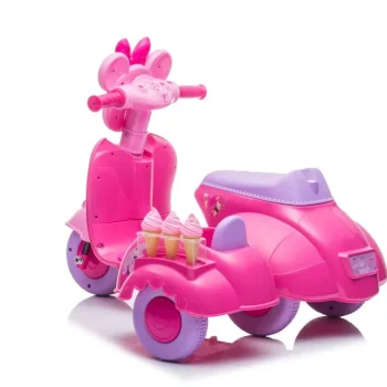 Scooter Ice Cream Shop Tricikl Jt5258 Roza Auto Na Akumulator 4