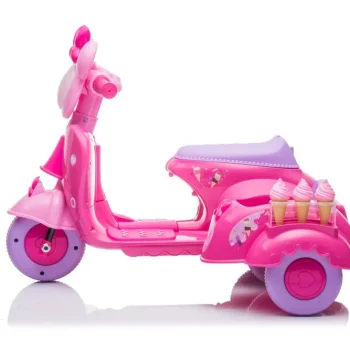 Scooter Ice Cream Shop Tricikl Jt5258 Roza Auto Na Akumulator 5