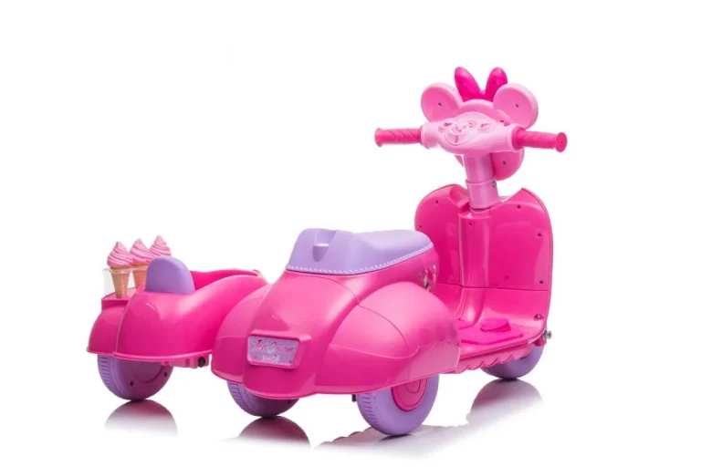 Scooter Ice Cream Shop Tricikl Jt5258 Roza Auto Na Akumulator 6