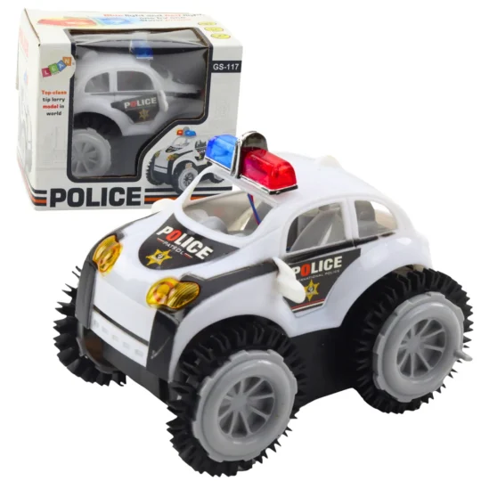 Senzor Prepreke Pri Prevrtanju Policijskog Automobila, 360° Svjetla, Zvukovi, Bijela Svjetla 1