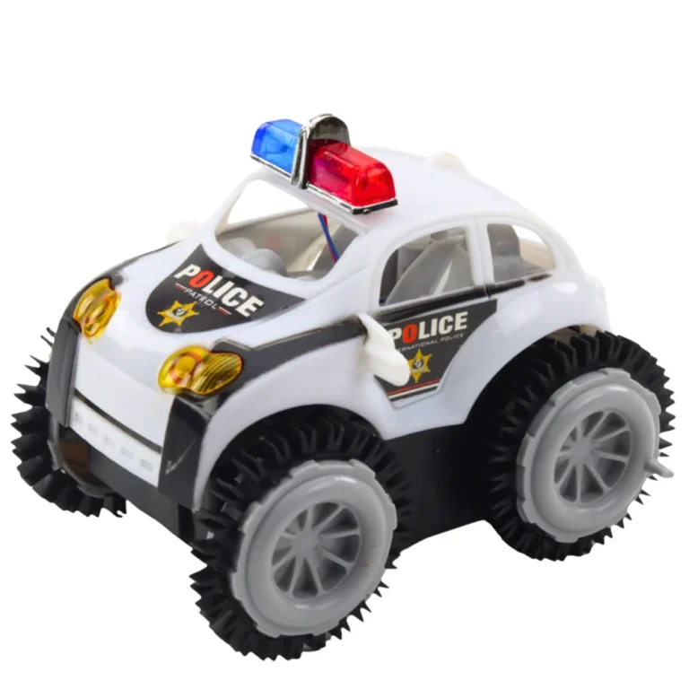 Senzor Prepreke Pri Prevrtanju Policijskog Automobila, 360° Svjetla, Zvukovi, Bijela Svjetla 2