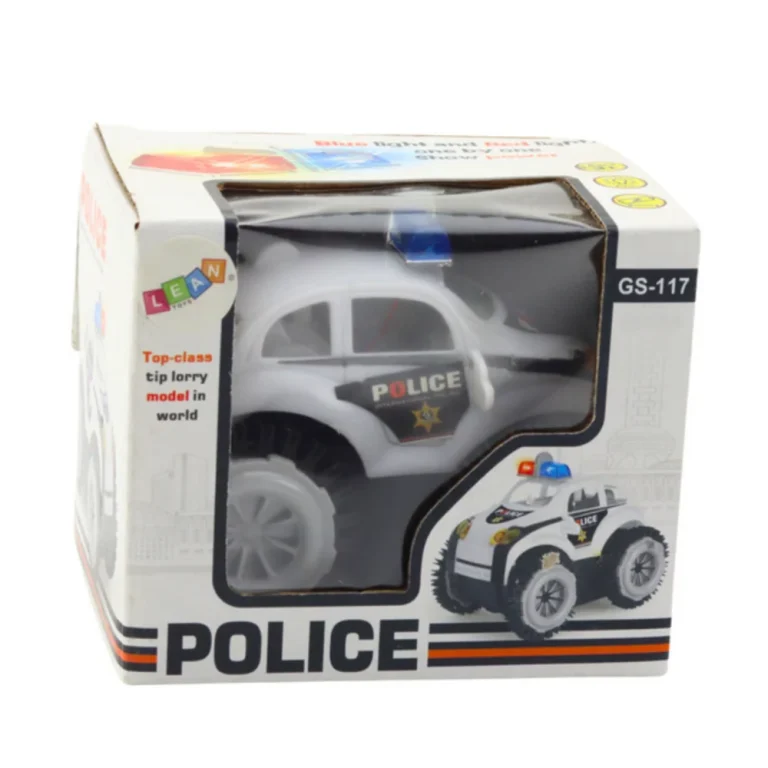Senzor Prepreke Pri Prevrtanju Policijskog Automobila, 360° Svjetla, Zvukovi, Bijela Svjetla 3