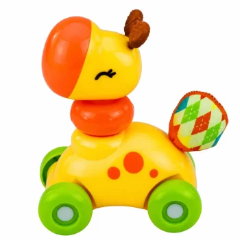 Senzorna Igračka Auto žirafa žuta 4