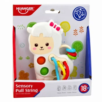 Senzorna Igračka Lama S Nitima I Pop It Perlama 5
