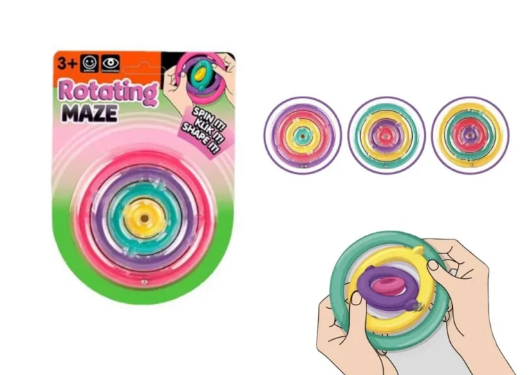 Senzorna Igračka Protiv Stresa S Rotirajućim Kotačima 2
