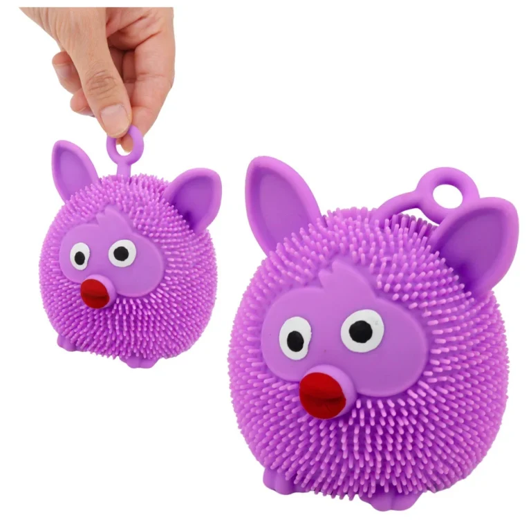 Senzorna Igračka Za Stiskanje Za Odskakanje, Stiskanje, životinja, Led Svjetlo, Miješane Boje 3