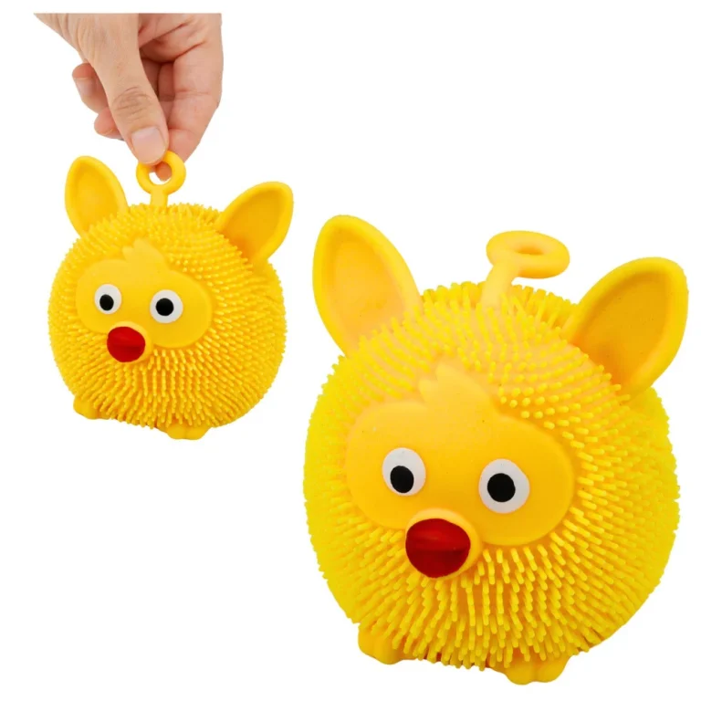 Senzorna Igračka Za Stiskanje Za Odskakanje, Stiskanje, životinja, Led Svjetlo, Miješane Boje 4
