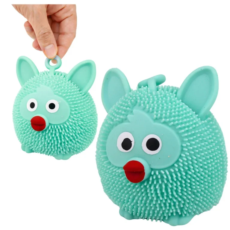 Senzorna Igračka Za Stiskanje Za Odskakanje, Stiskanje, životinja, Led Svjetlo, Miješane Boje 8