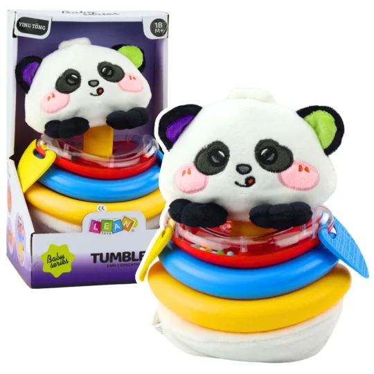 Senzorna Njihalica Panda S Prstenovima Zvečka I Glodalica 1