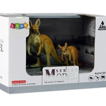 Set 2 Figurice Klokana S Mladuncem Životinje Svijeta 3