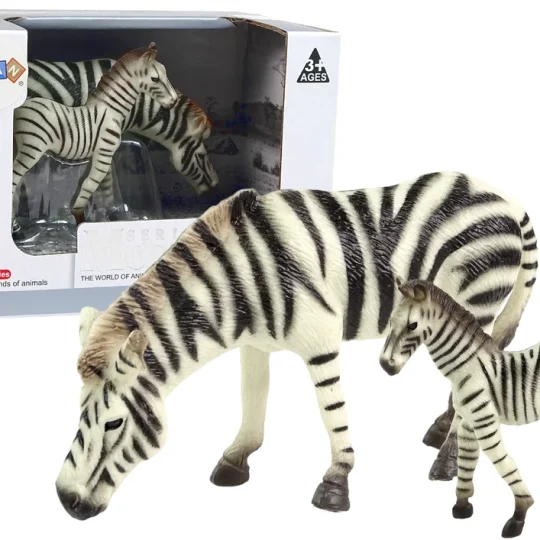Set 2 Figurice Zebre S Mladuncem Životinje Svijeta 1