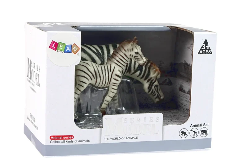 Set 2 Figurice Zebre S Mladuncem Životinje Svijeta 3