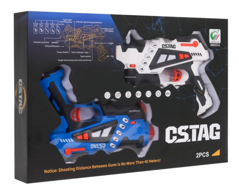 Set 2 Laserska Pištolja S Elektroničkim Zaslonom 3+ 12