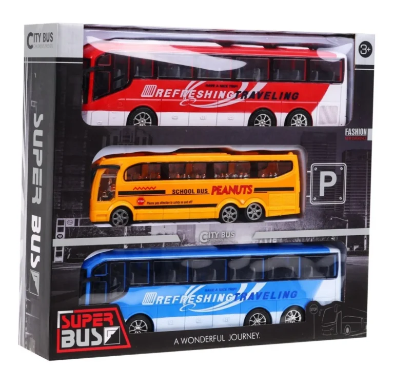Set 3 Autobusa Za Djecu 3+ 15