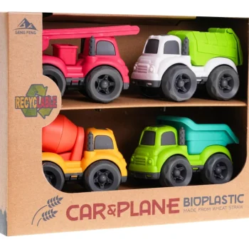 Set 4 Bioplastična Vozila 18m+ 14