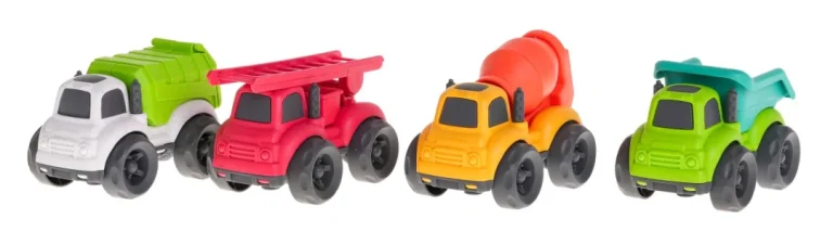 Set 4 Bioplastična Vozila 18m+ 2