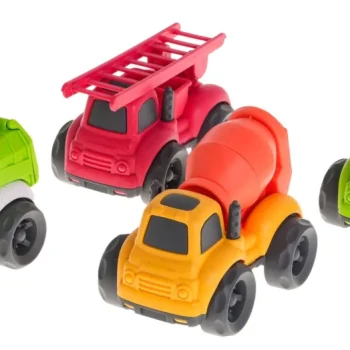 Set 4 Bioplastična Vozila 18m+ 3