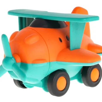 Set 4 Bioplastična Vozila + Avion 18m+ 12