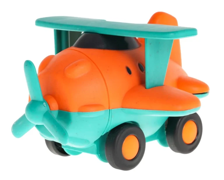 Set 4 Bioplastična Vozila + Avion 18m+ 12