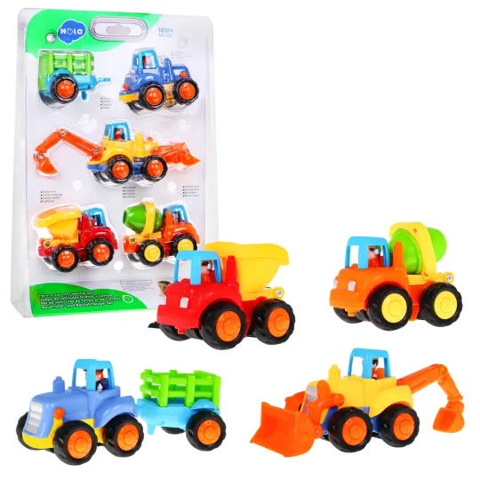 Set 4 Građevinska Vozila Push Go 18m+ 1