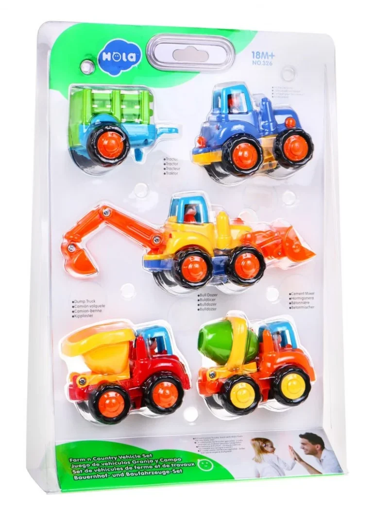 Set 4 Građevinska Vozila Push Go 18m+ 13