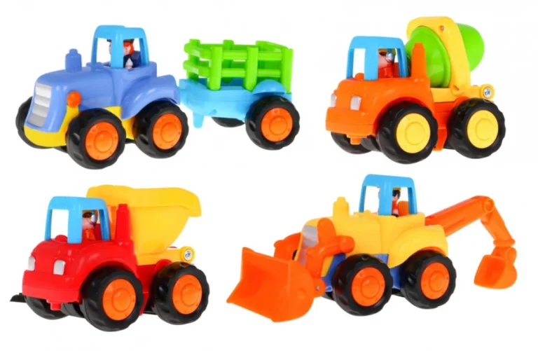 Set 4 Građevinska Vozila Push Go 18m+ 2