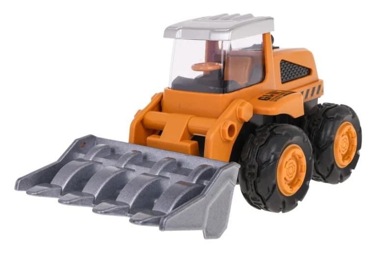 Set 6 Metalnih Građevinskih Vozila S Podlogom 3+ 12