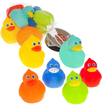 Set 6 šarenih Patkica Za Kupanje 3+ 2