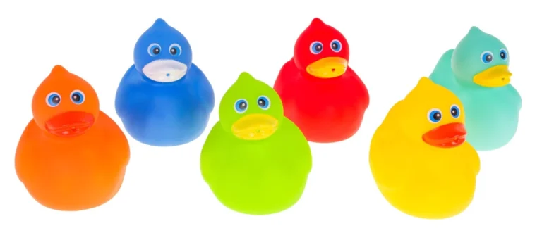 Set 6 šarenih Patkica Za Kupanje 3+ 4