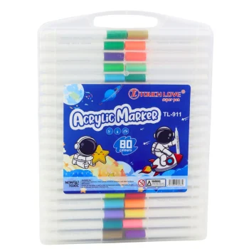 Set Akrilnih Markera U Organizatoru 80 Kom 4