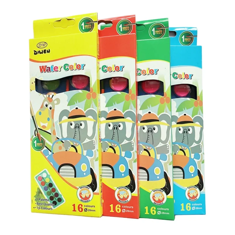 Set Akvarelnih Boja Za školu S Kistom, 16 Boja 3